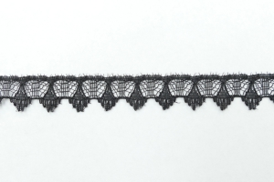 1.625 Inch Flat Lace, Black (100 yards) MADE IN USA